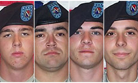Five U.S. soldiers from the 5th Stryker Brigade accused of killing 